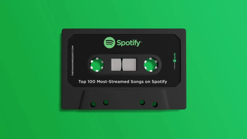 Spotify Les chansons les plus écoutées de tous les temps.
